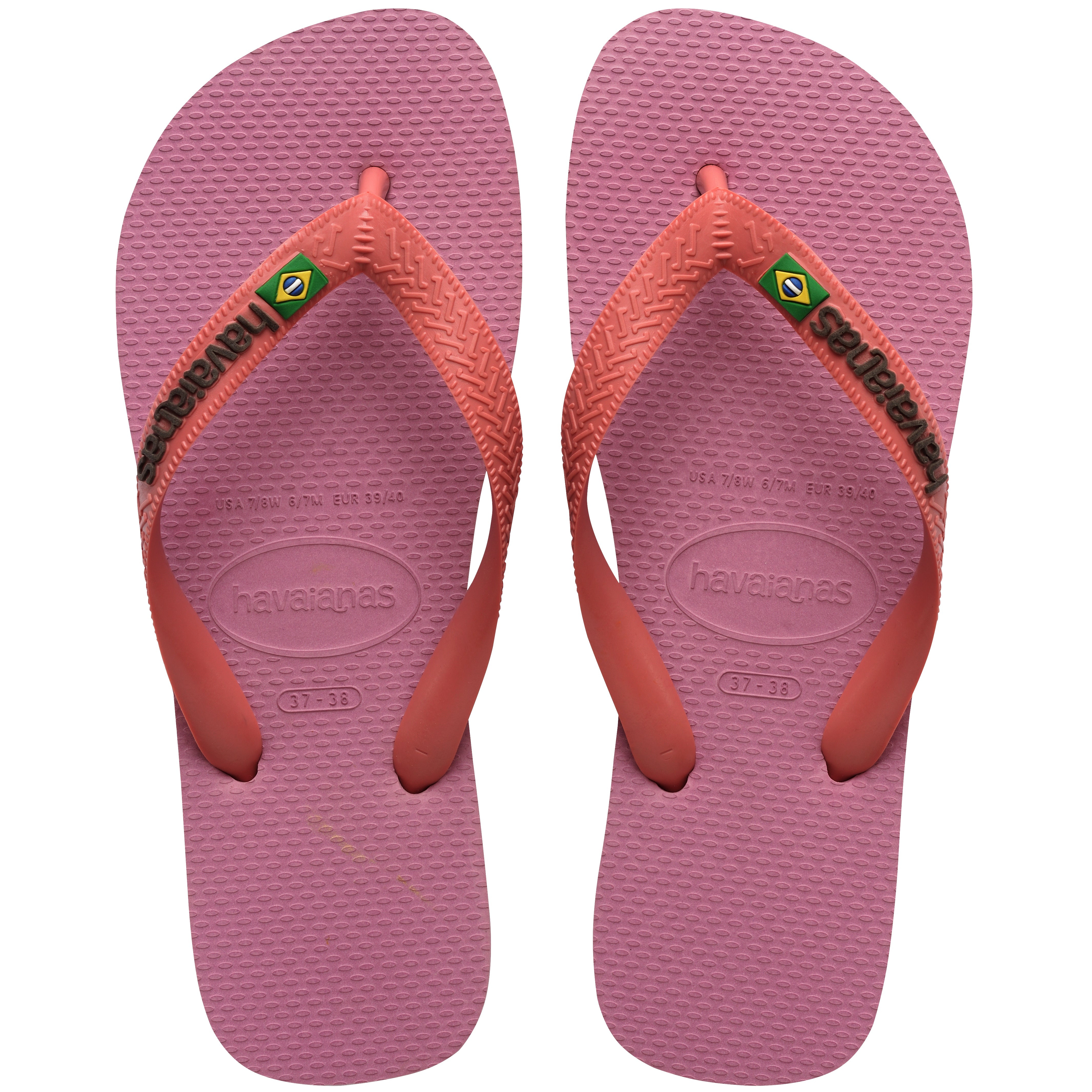 Women's Brazil Logo Flip Flops