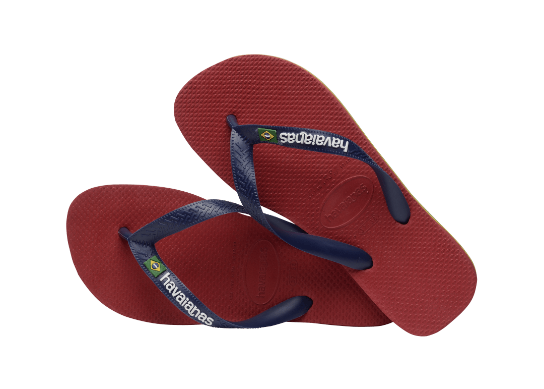 Kids' Brazil Logo Flip Flops