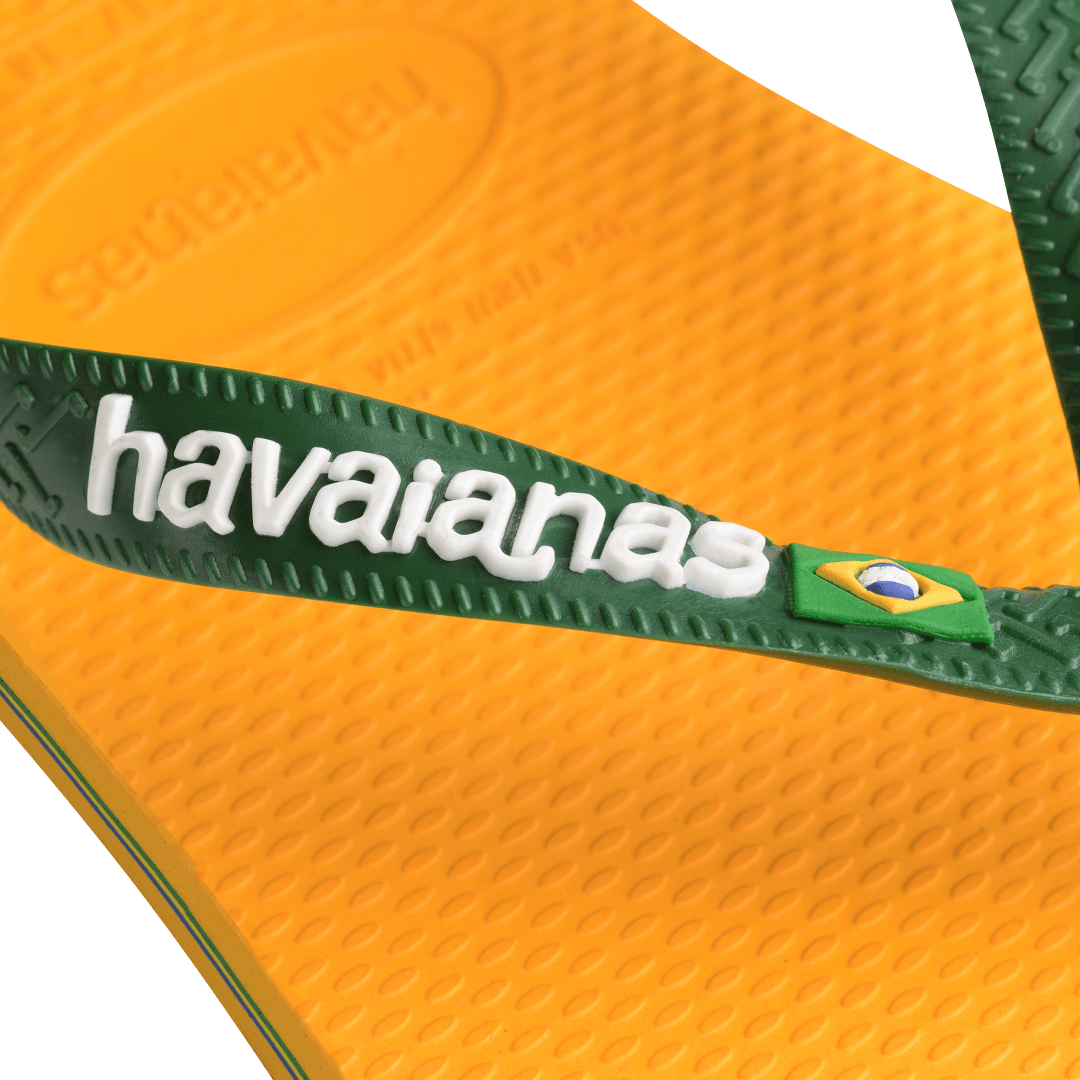 Men's Brazil Logo Flip Flops