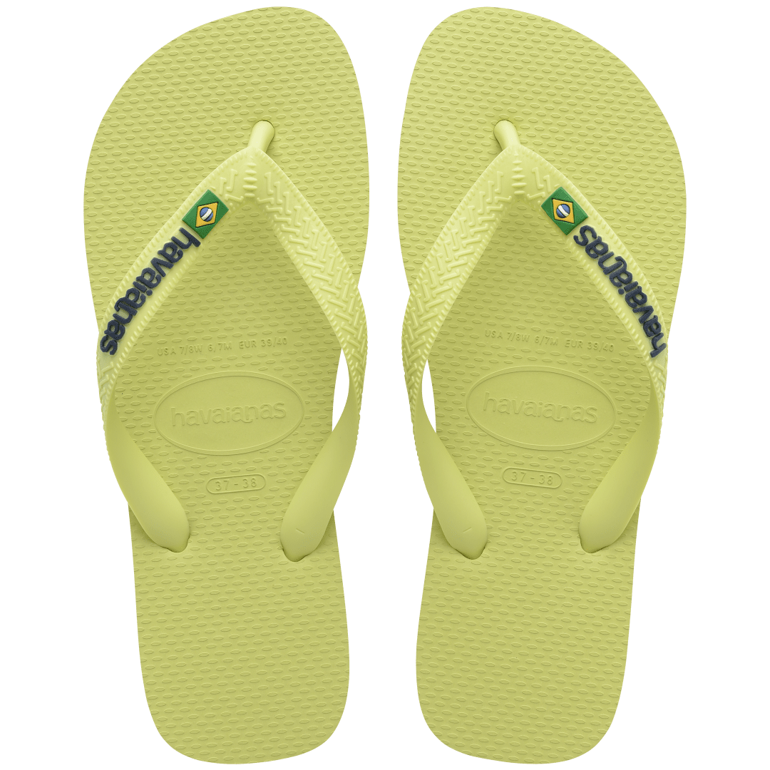 Women's Brazil Logo Flip Flops