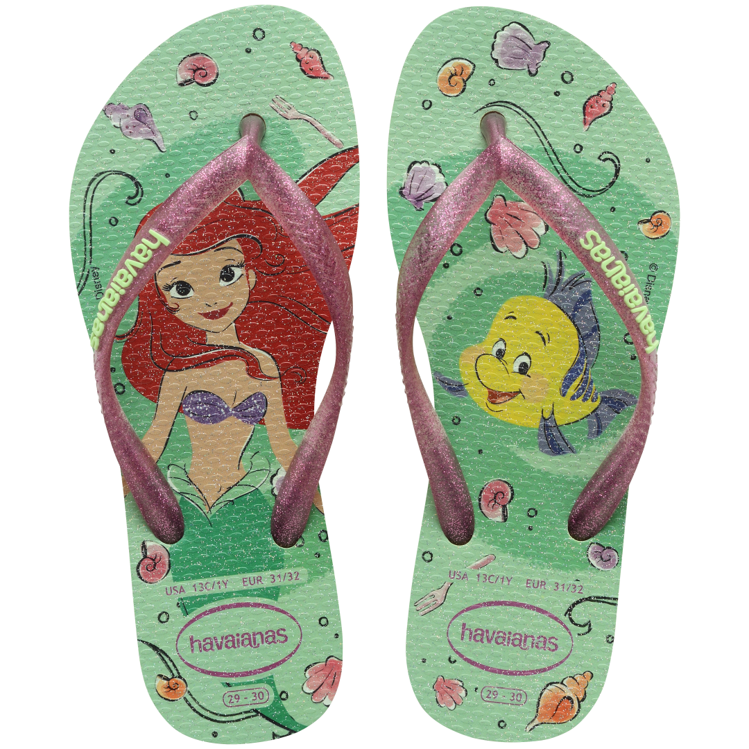 Kids' Disney Princess Slim Flip Flops