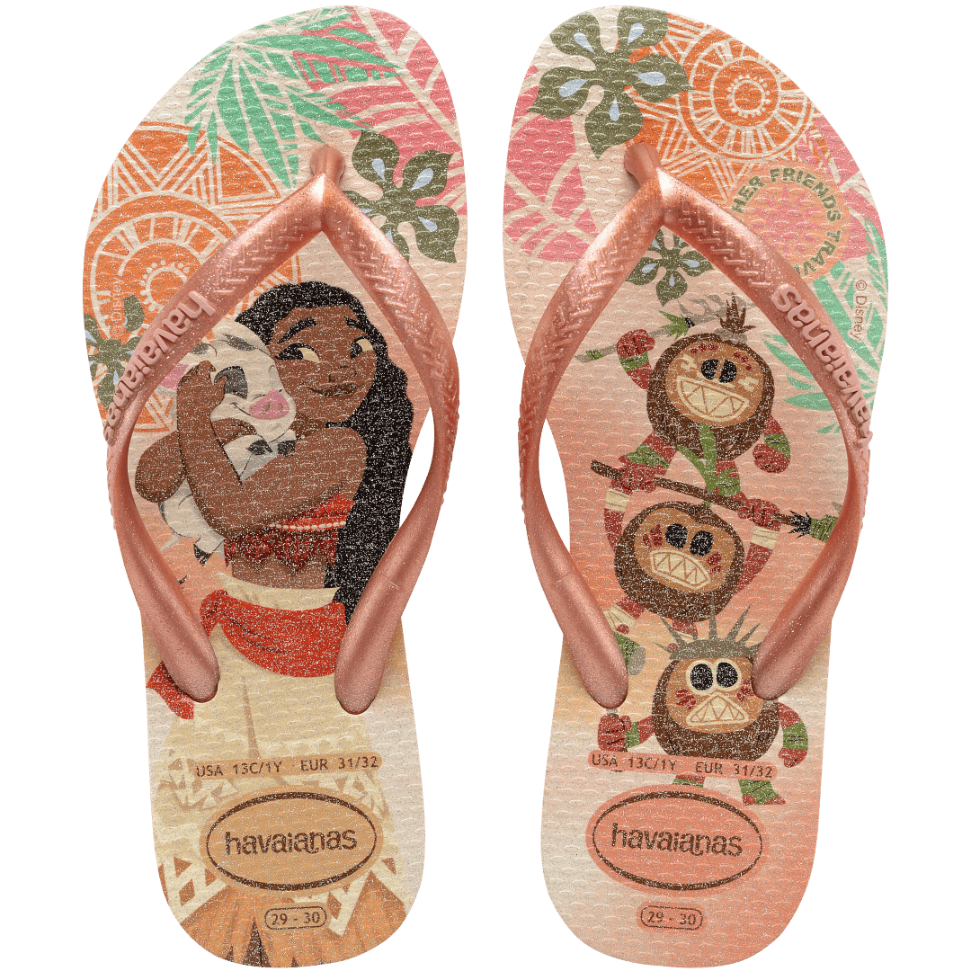 Kids' Disney Princess Slim Flip Flops