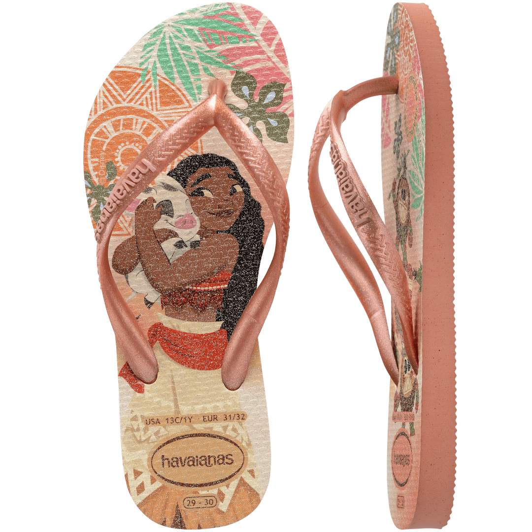 Kids' Disney Princess Slim Flip Flops