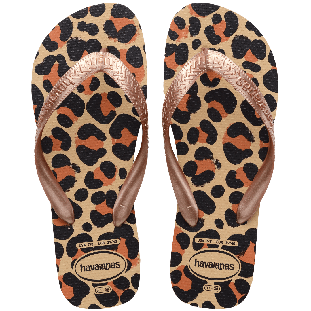 Women's Animal Top Flip Flops