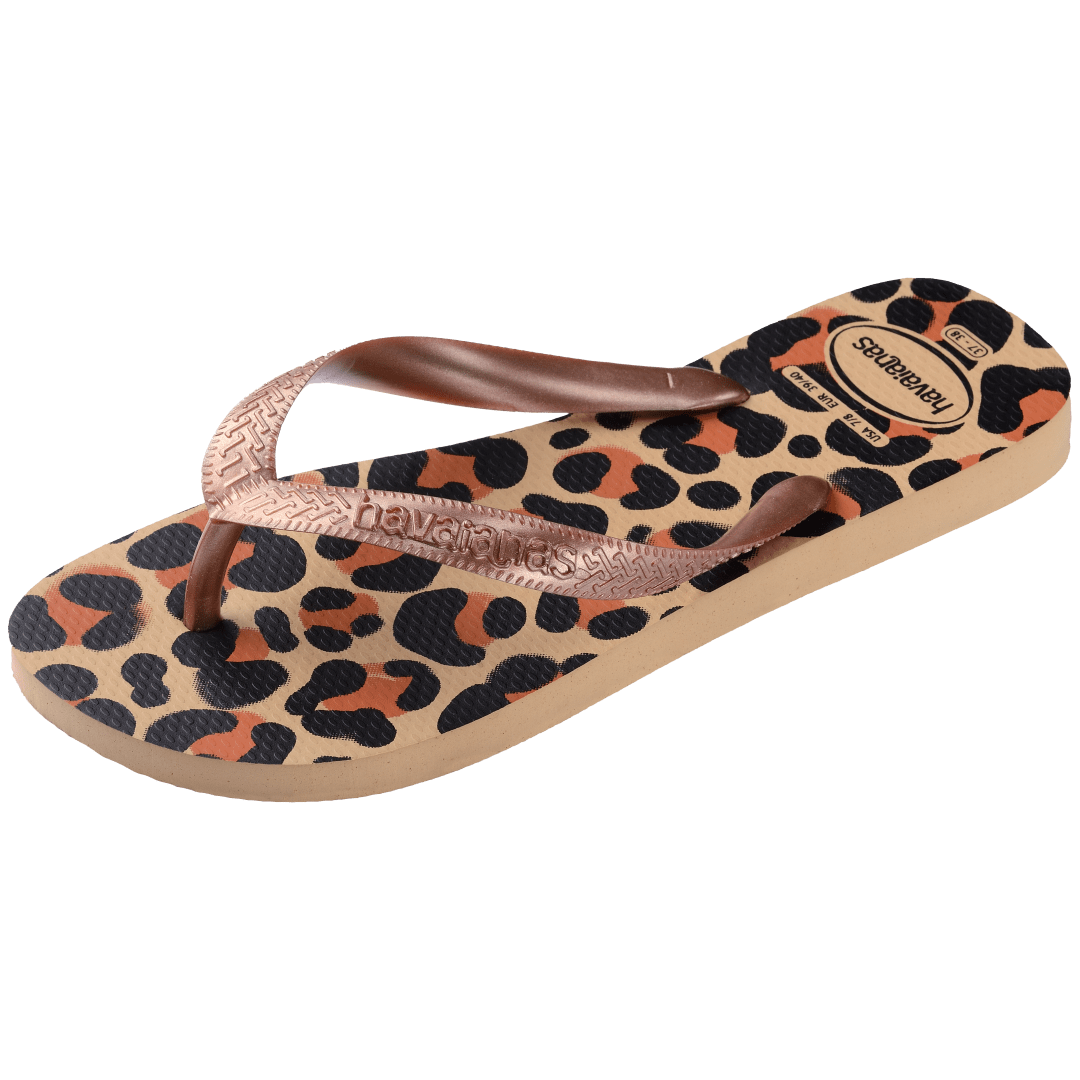 Women's Animal Top Flip Flops
