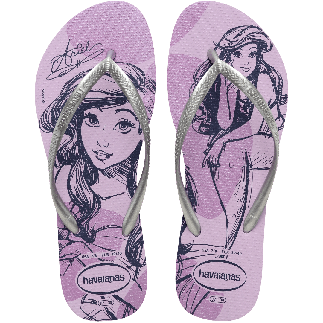 Women's Disney Princess Slim Flip Flops