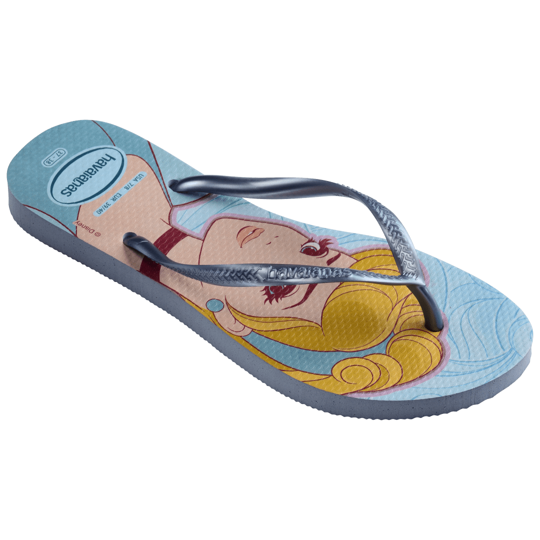 Women's Disney Princess Cinderella Slim Flip Flops