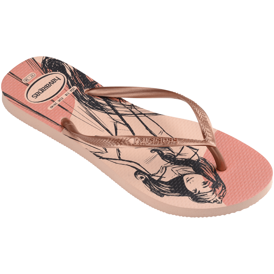 Women's Disney Princess Slim Flip Flops