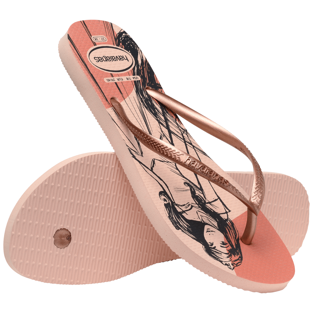 Women's Disney Princess Slim Flip Flops