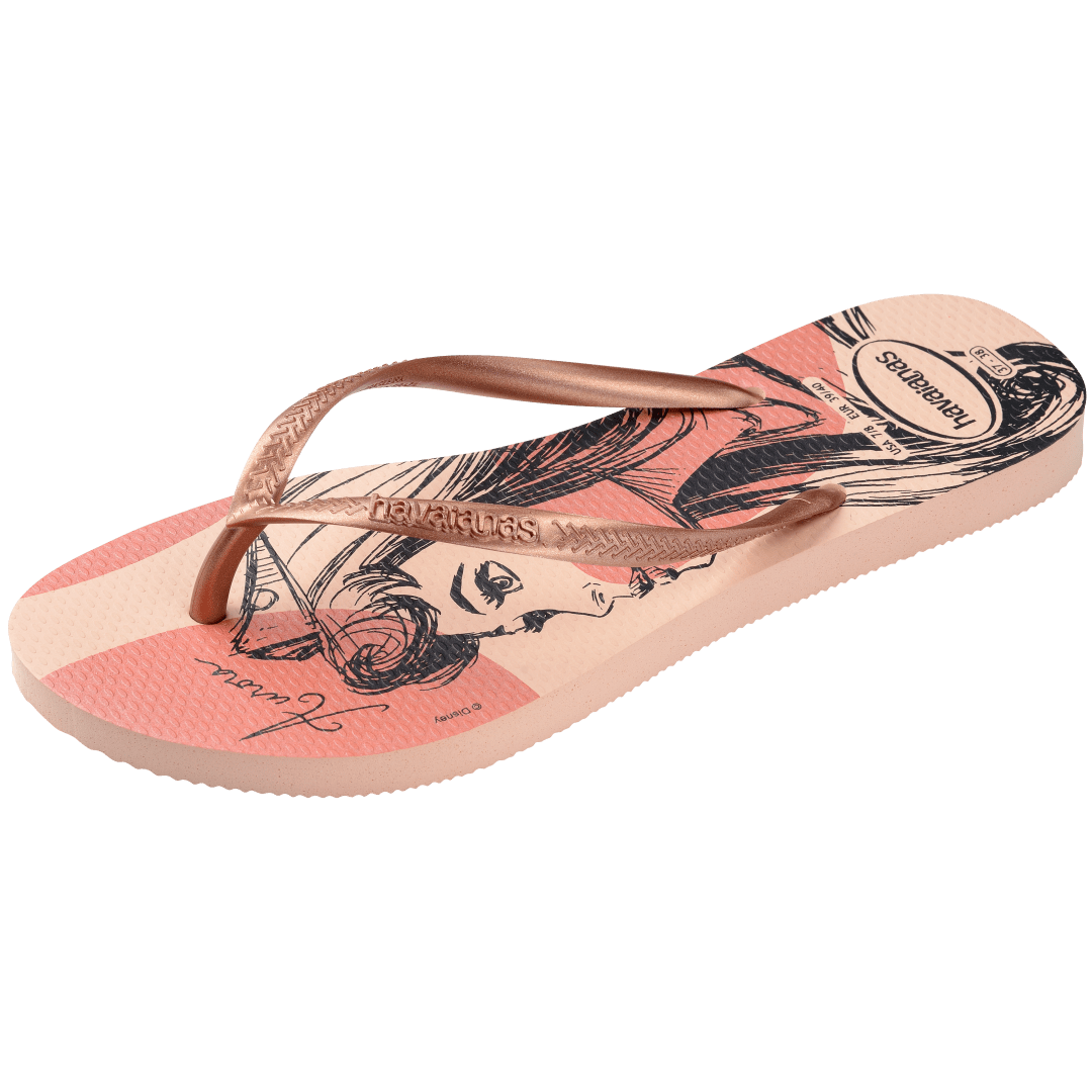 Women's Disney Princess Slim Flip Flops