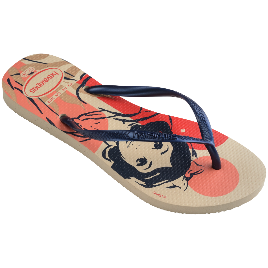 Women's Disney Princess Slim Flip Flops