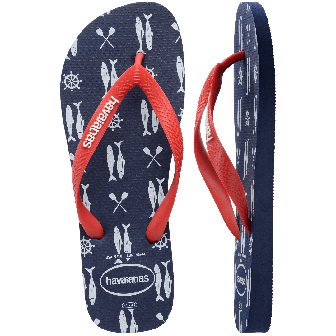 Men's Top Nautical Flip Flops