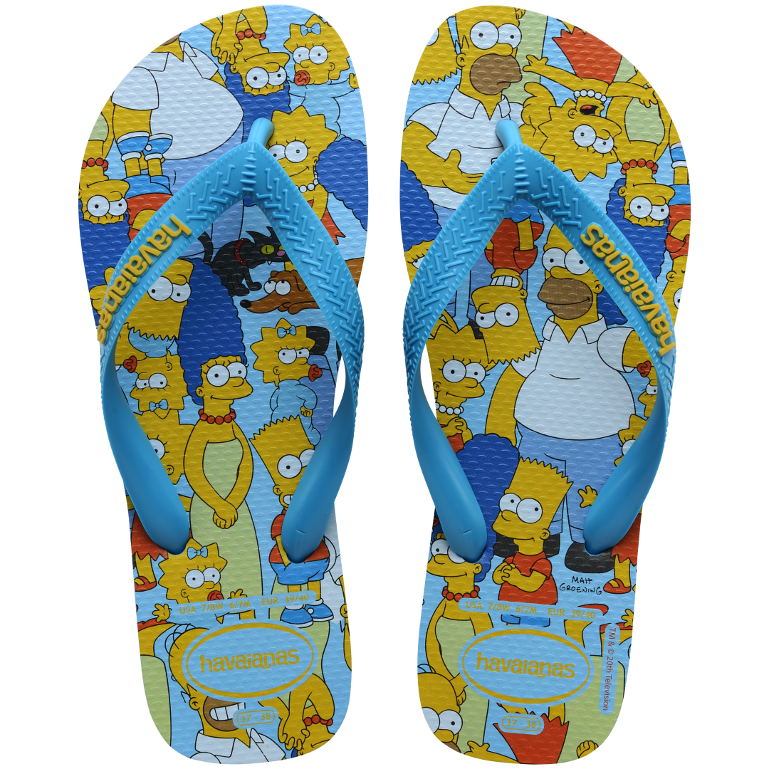 Men's Simpsons Top Flip Flops