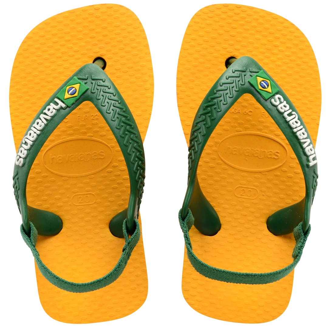 Baby Brazil Logo Flip Flop Sandals
