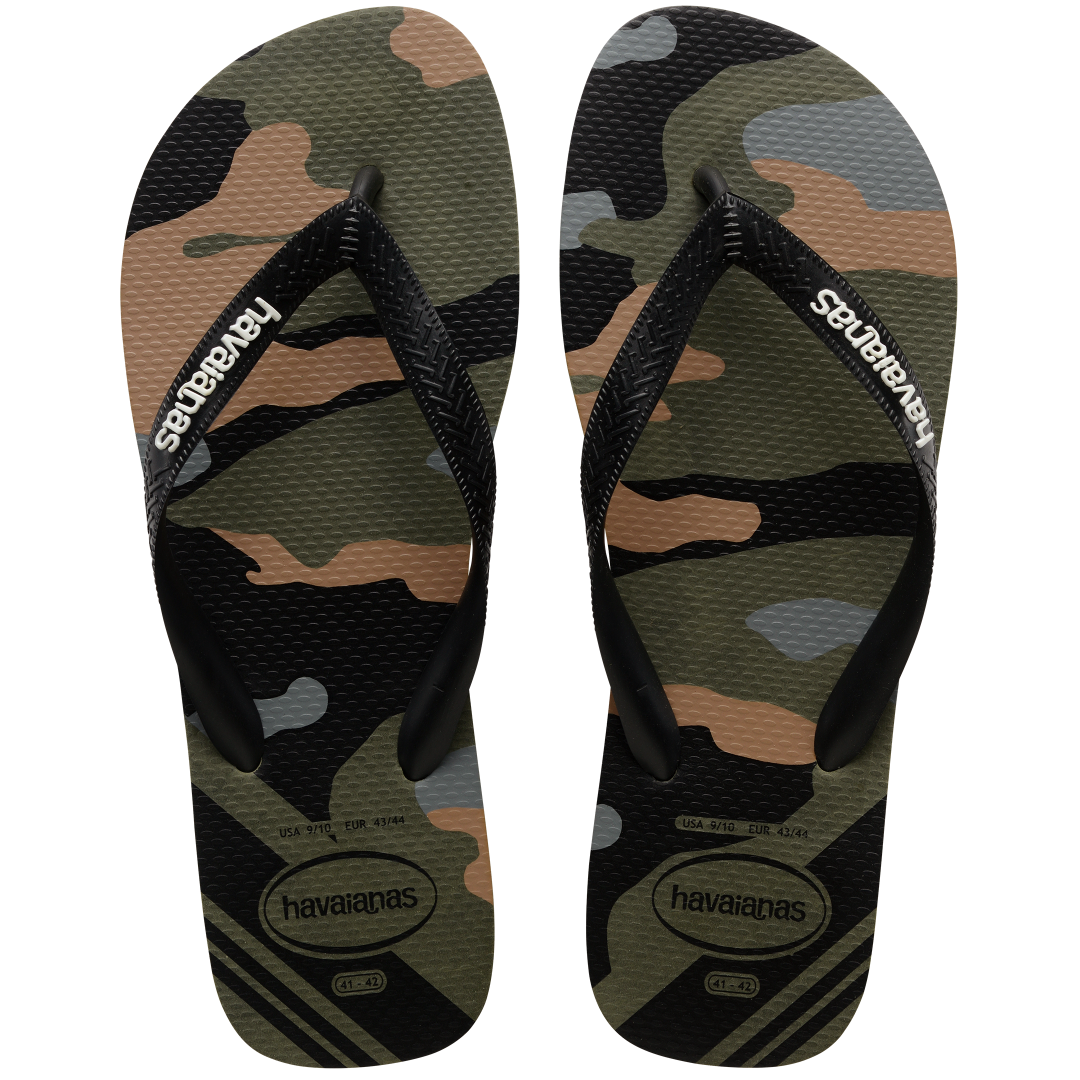 Men's Top Camo Flip Flops