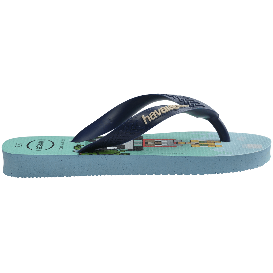 Kids' Minecraft Top Flip Flops