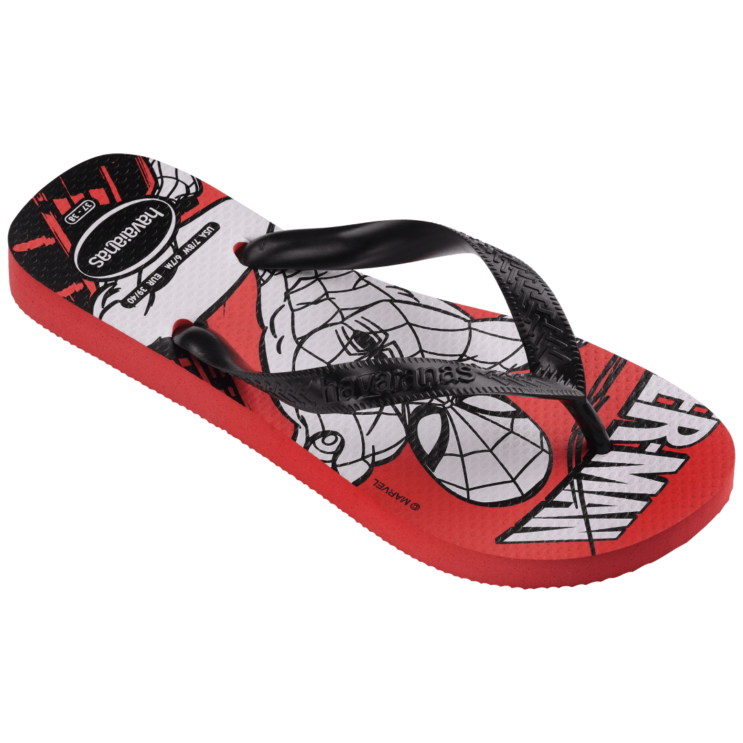 Men's Marvel Logomania Top Flip Flops