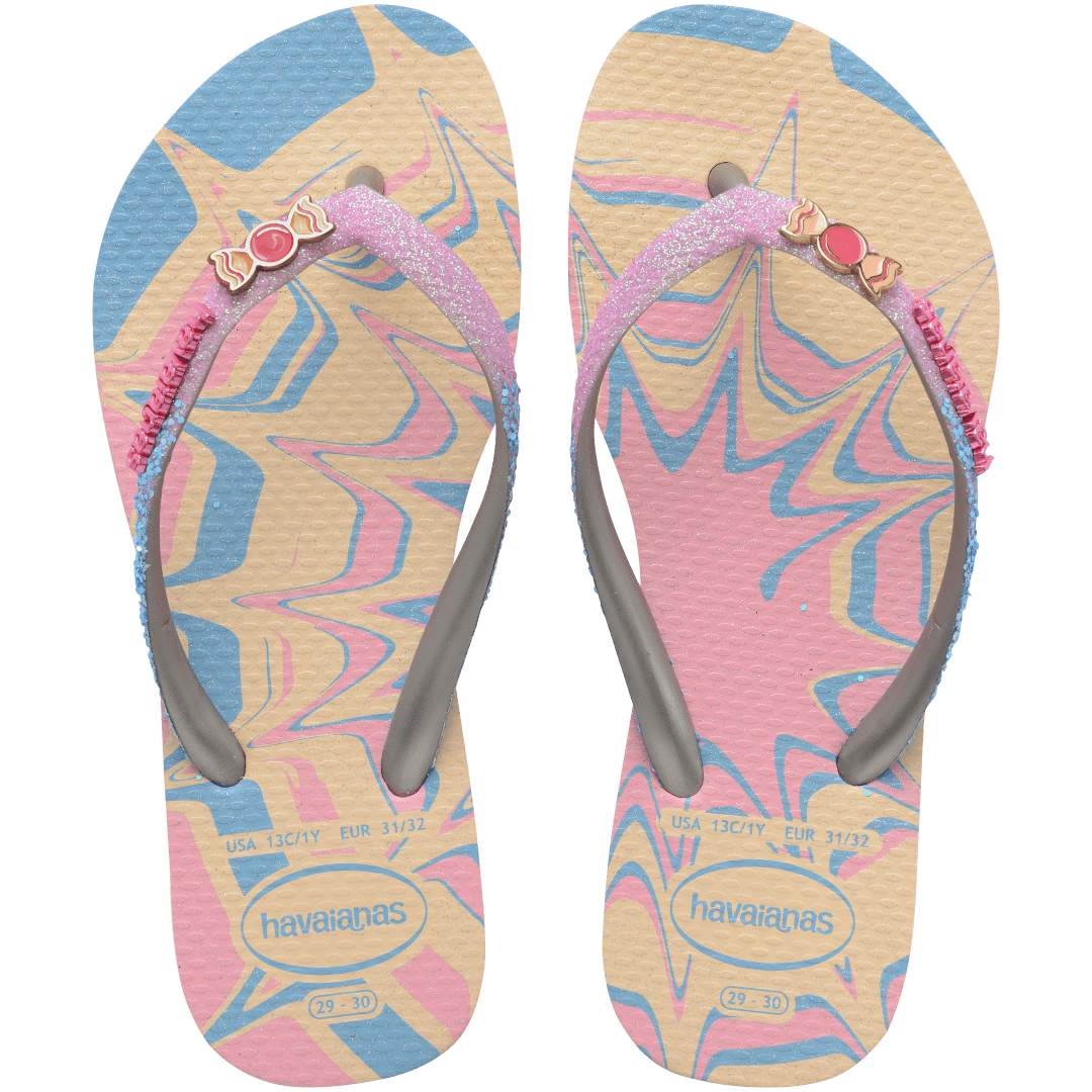Kids' Slim Glitter II Flip Flops