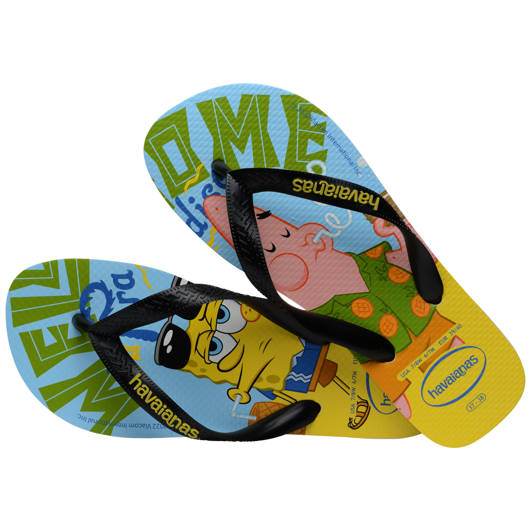 Men's Spongebob Flip Flops