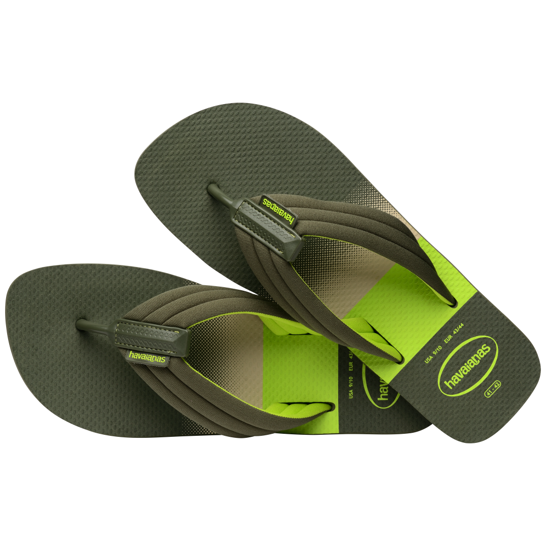 Men's Urban Print Flip Flops