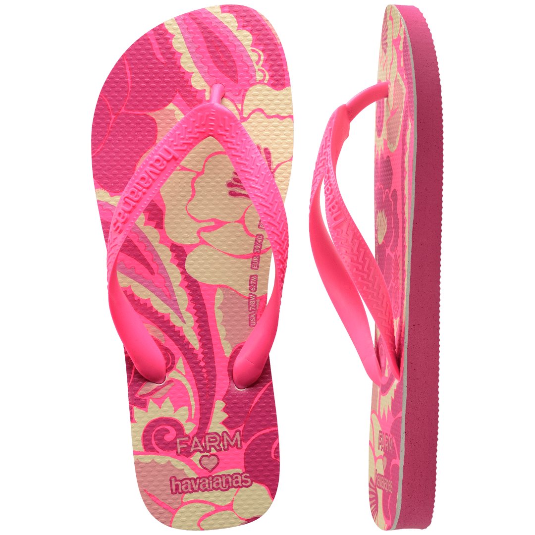 Women's FARM Rio Groove Tropical Top Flip Flops