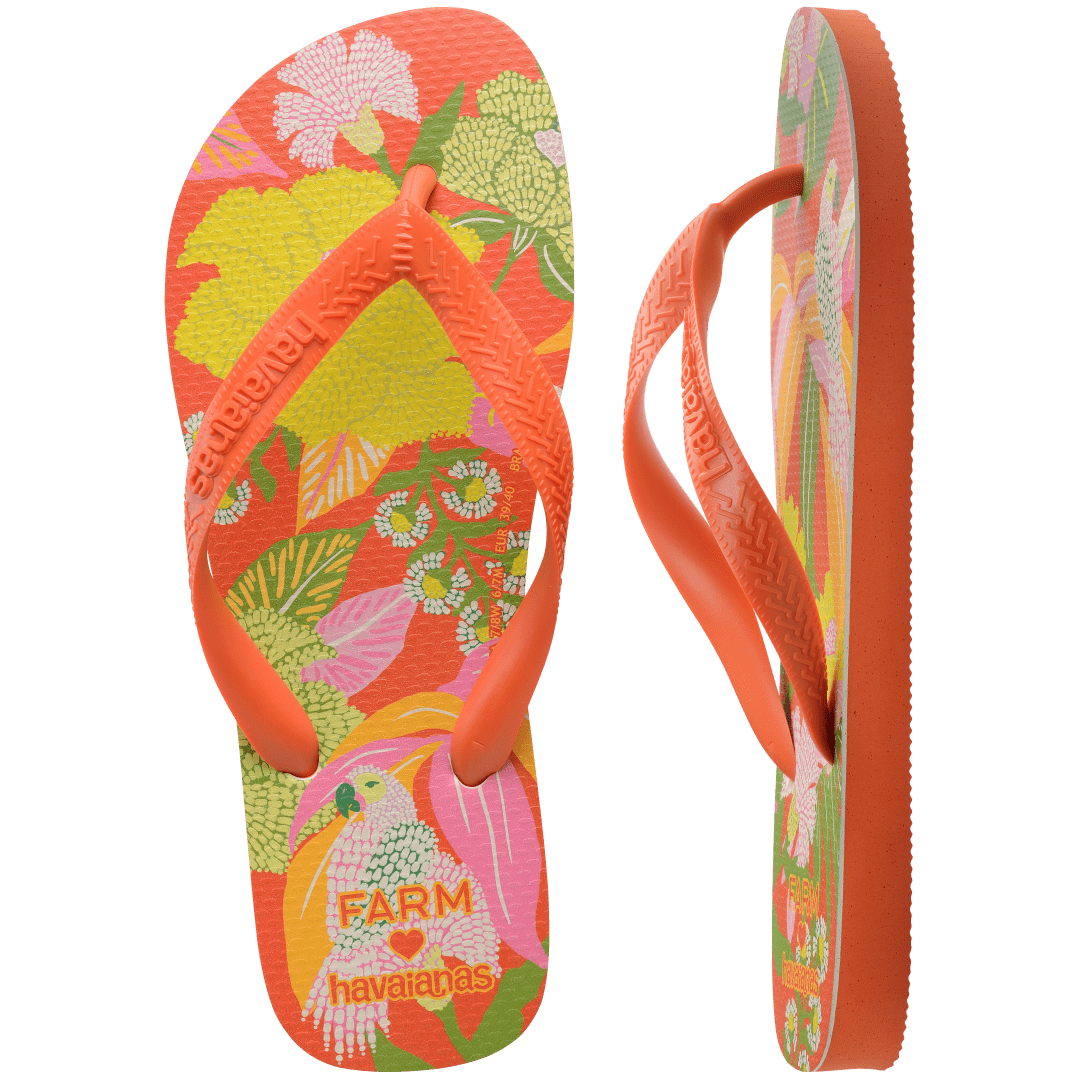 Women's FARM Rio Neon Florals Top Flip Flops