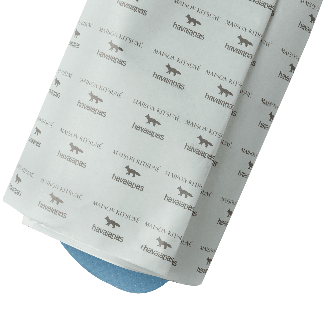 Maison Kitsune Wave Top Flip Flops