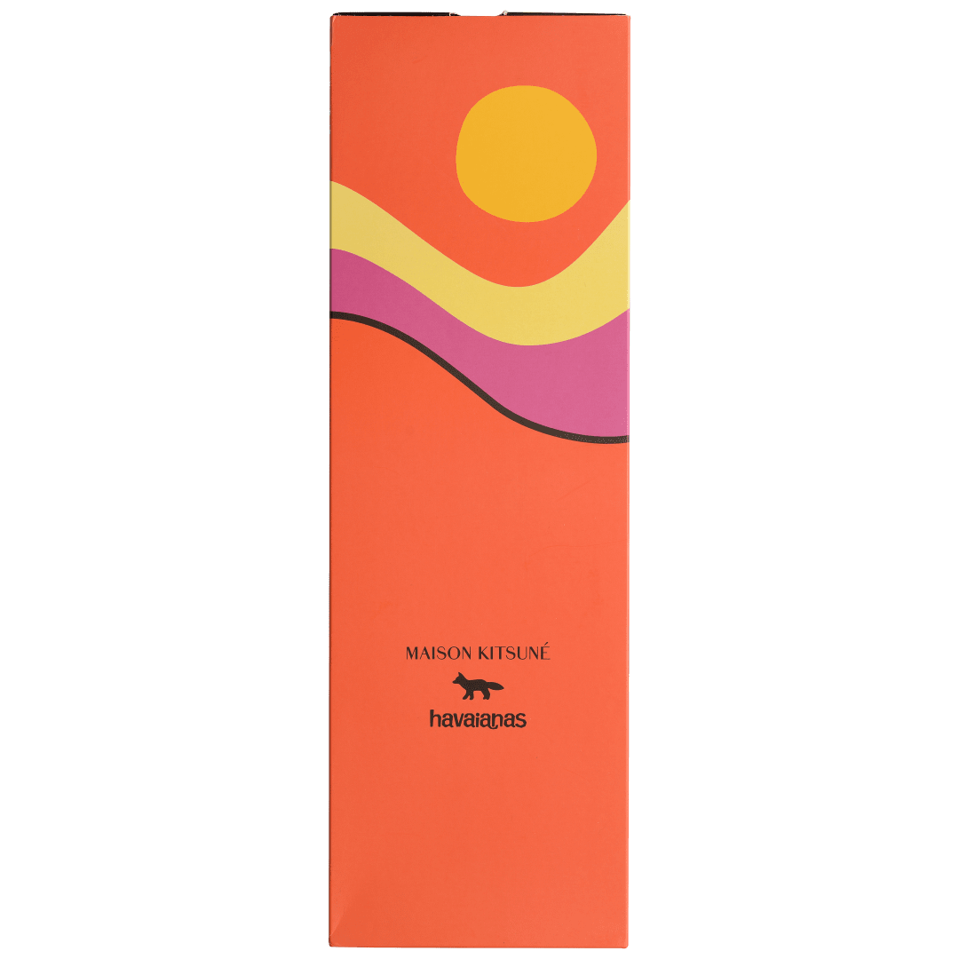 Maison Kitsune Wave Top Flip Flops