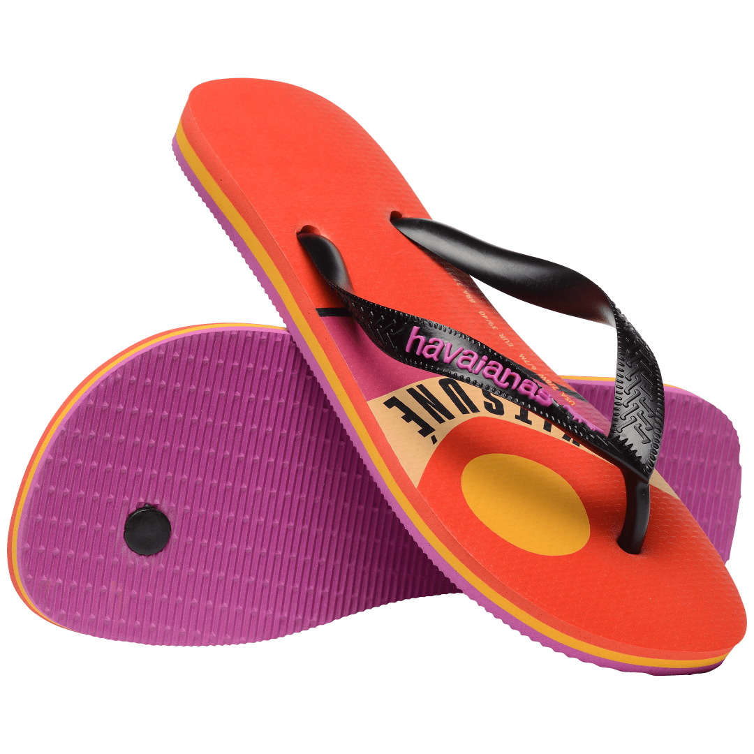 Maison Kitsune Wave Top Flip Flops