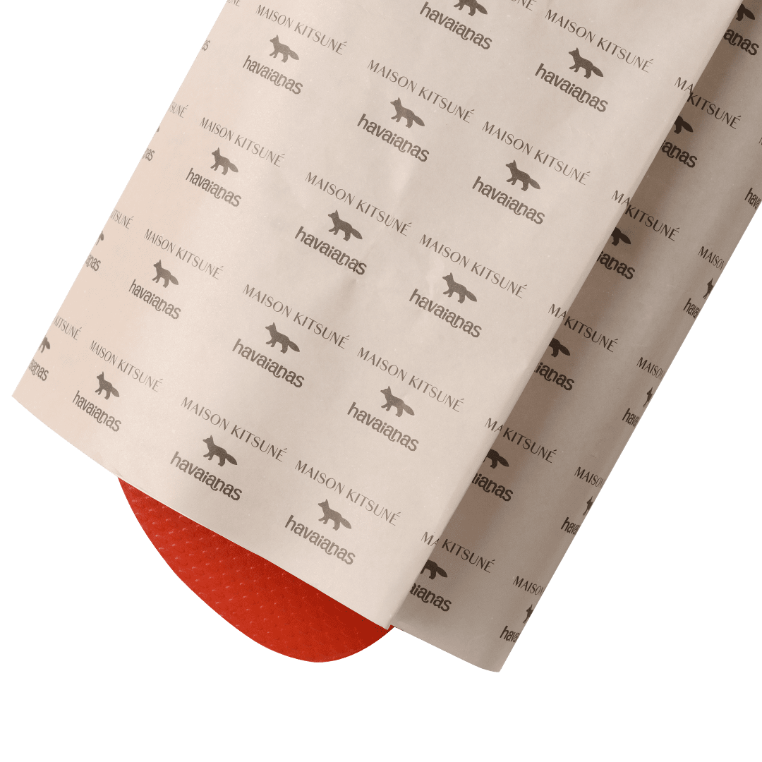 Maison Kitsune Wave Top Flip Flops