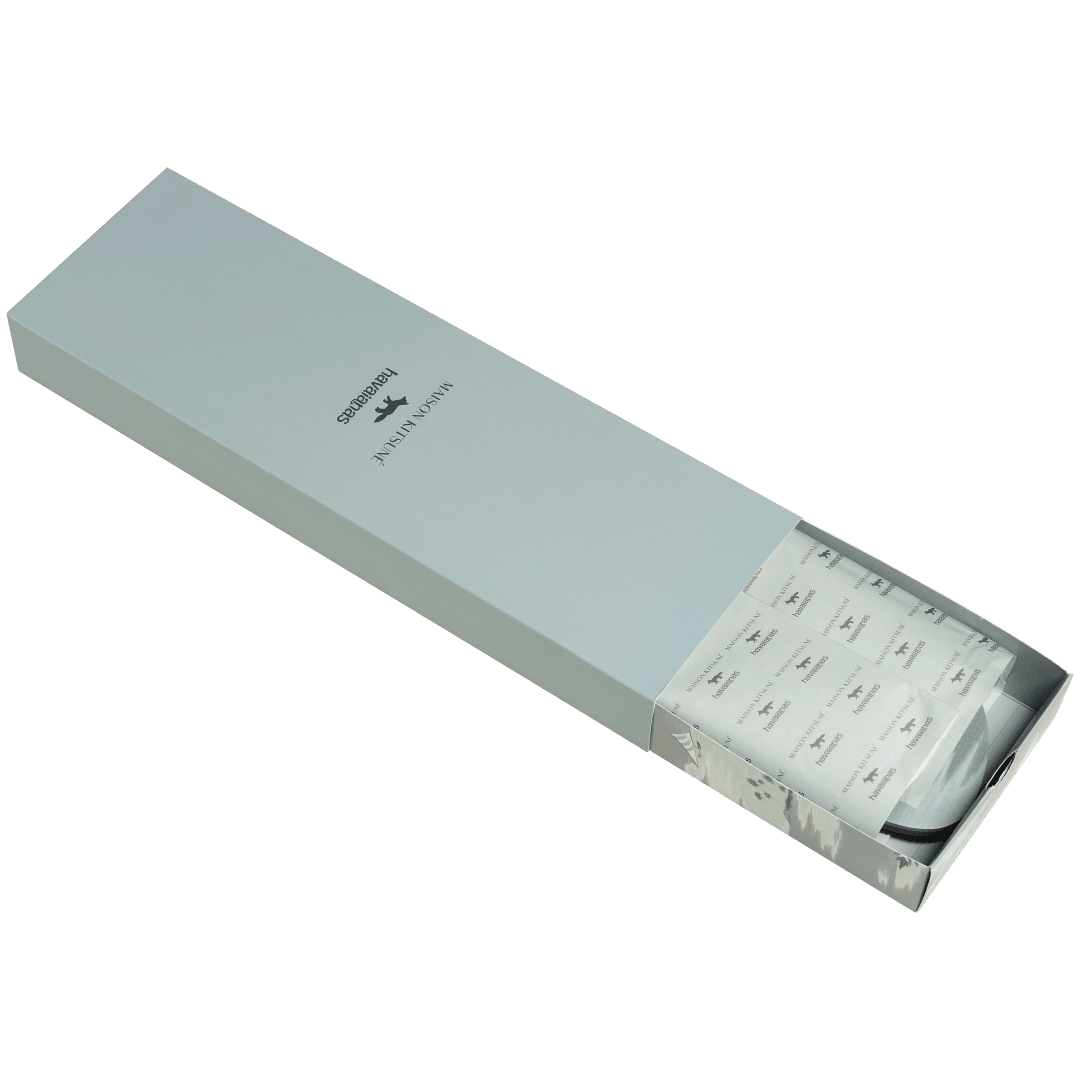 Maison Kitsune Hawaiian Top Flip Flops