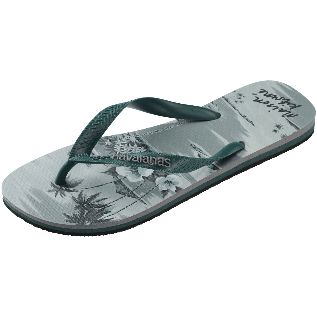 Maison Kitsune Hawaiian Top Flip Flops