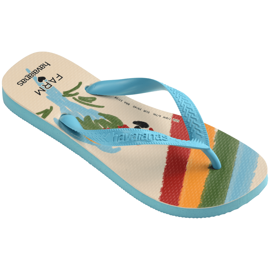 Women's FARM Rio Rainbow Nature Top Flip Flops