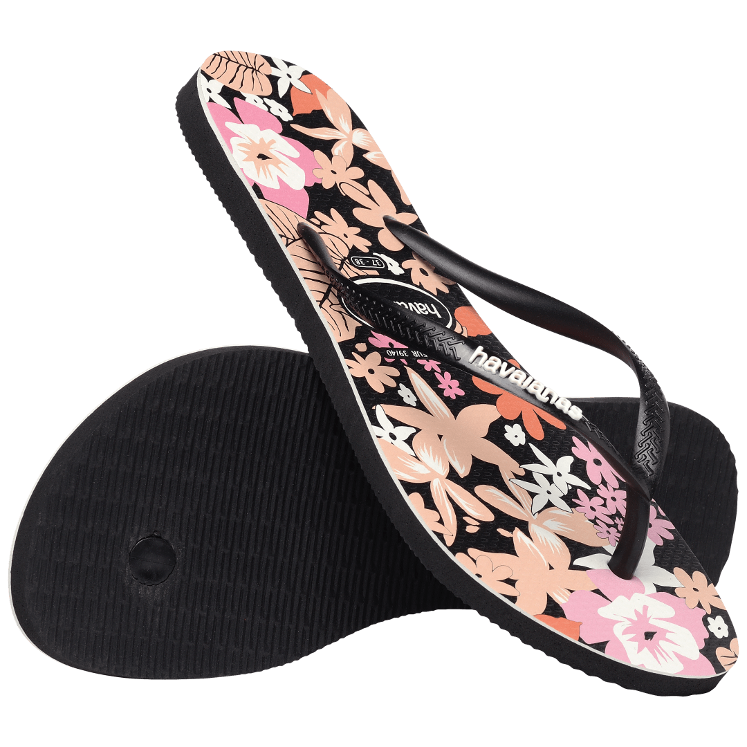 Women's Ditsy Bloom Slim Flip Flops