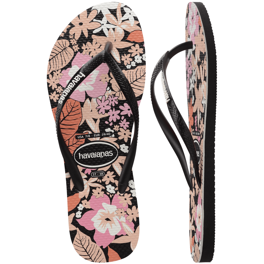 Women's Ditsy Bloom Slim Flip Flops