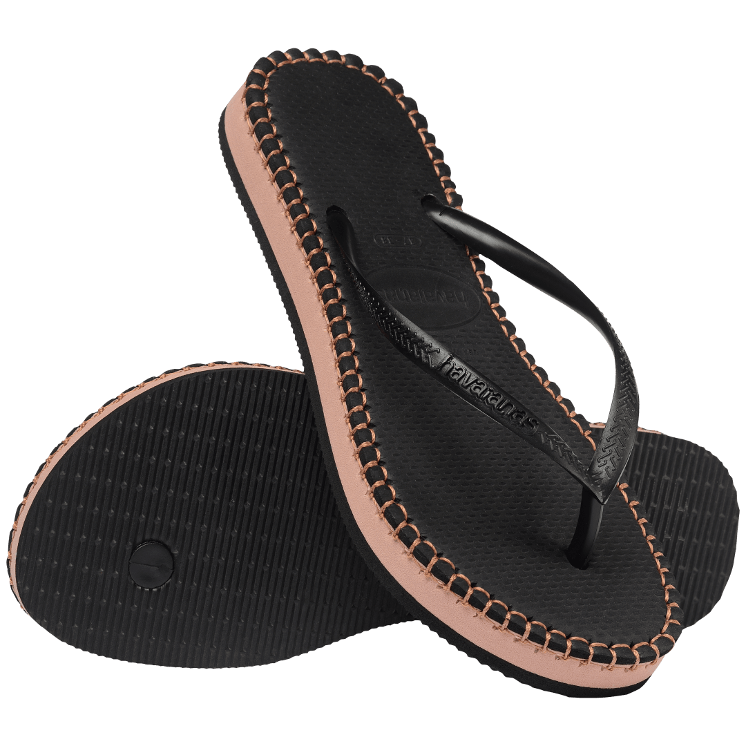 Women's Flatform Loop Slim Flip Flops