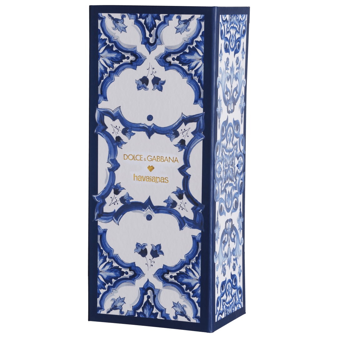 Women's Dolce&Gabbana Blu Mediterraneo Top Flip Flops