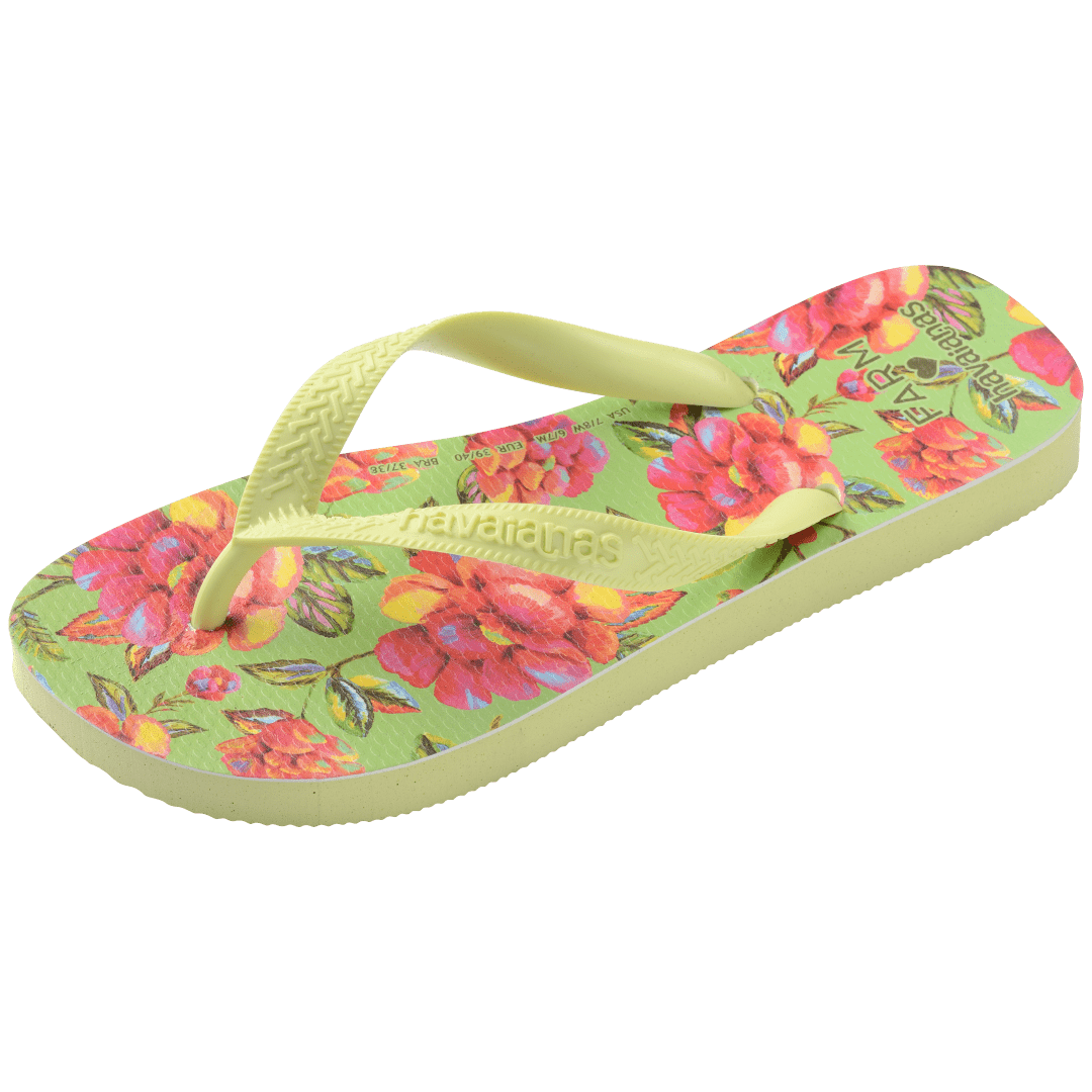 Women's FARM Rio Neon Flowers Top Flip Flops