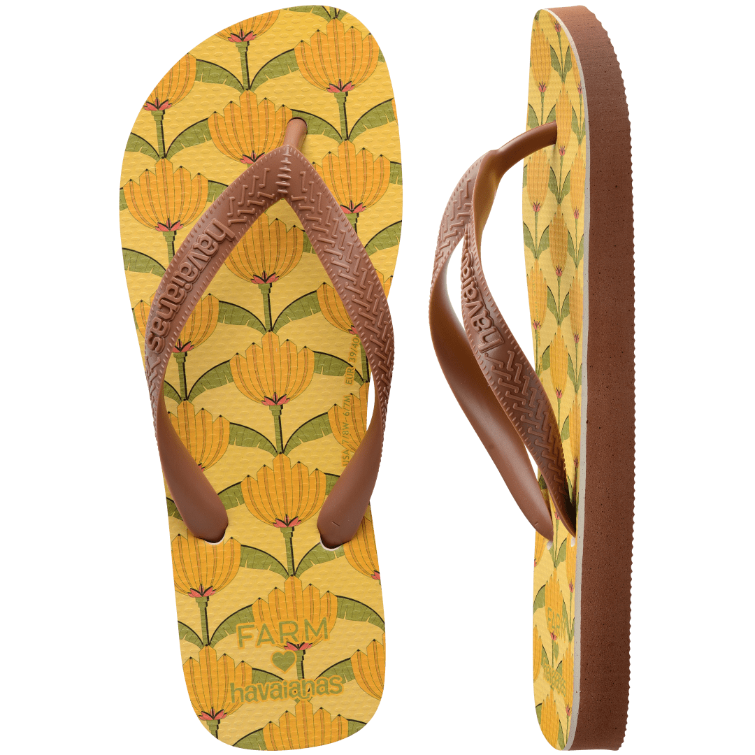 Women's FARM Rio Banana Deco Top Flip Flops