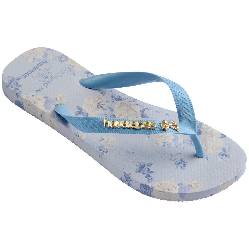 Kids' LoveShackFancy Everblooming Rosettes Top Flip Flops