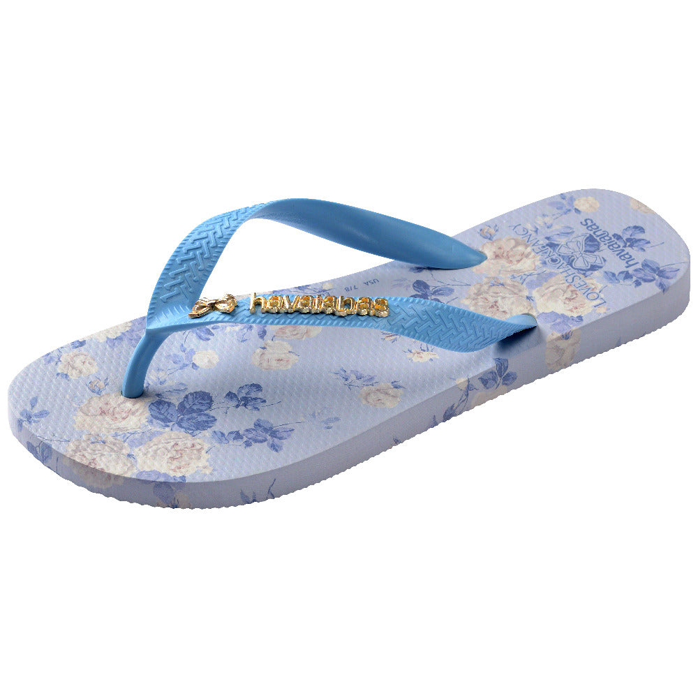 Kids' LoveShackFancy Everblooming Rosettes Top Flip Flops
