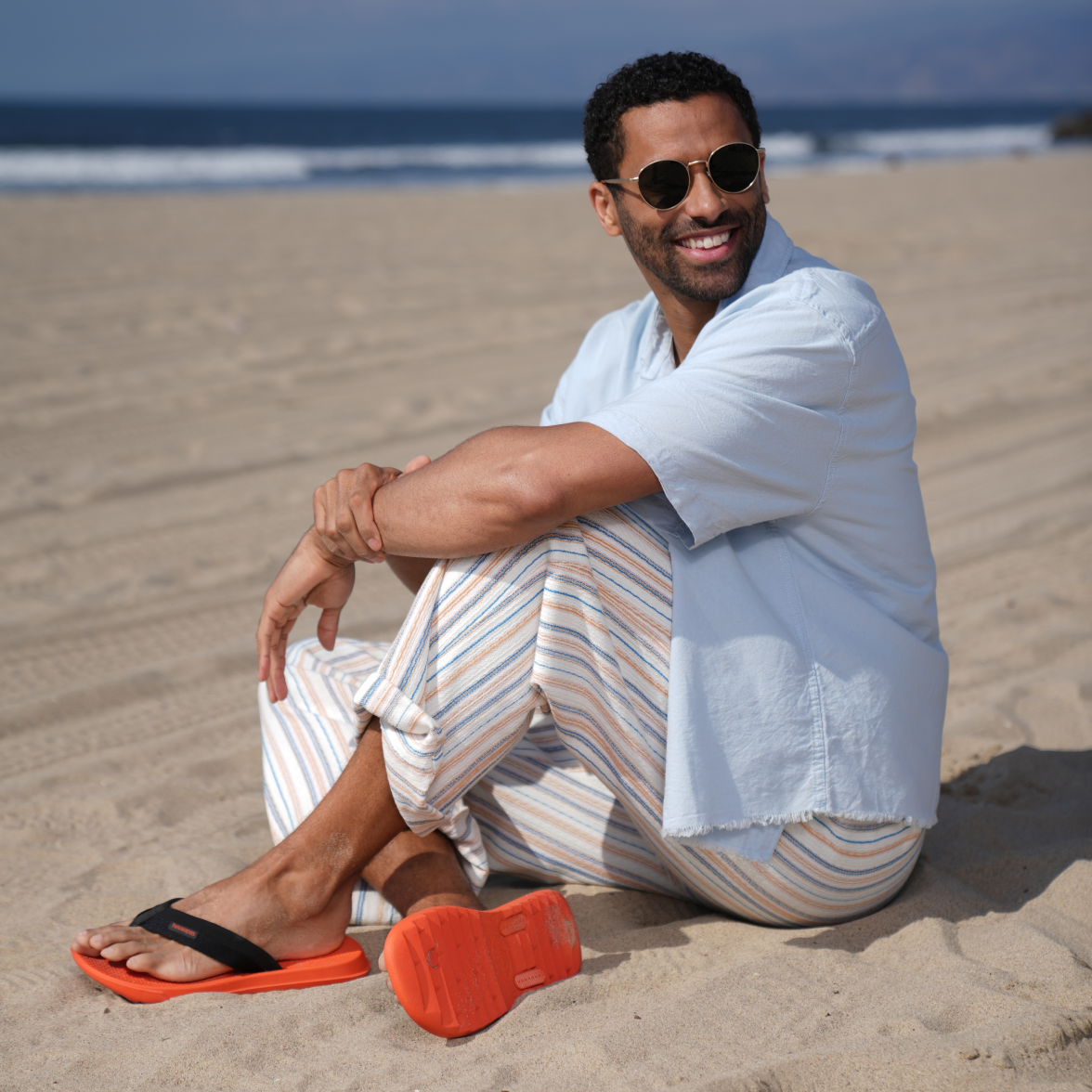 Men's Track Plus Flip Flops