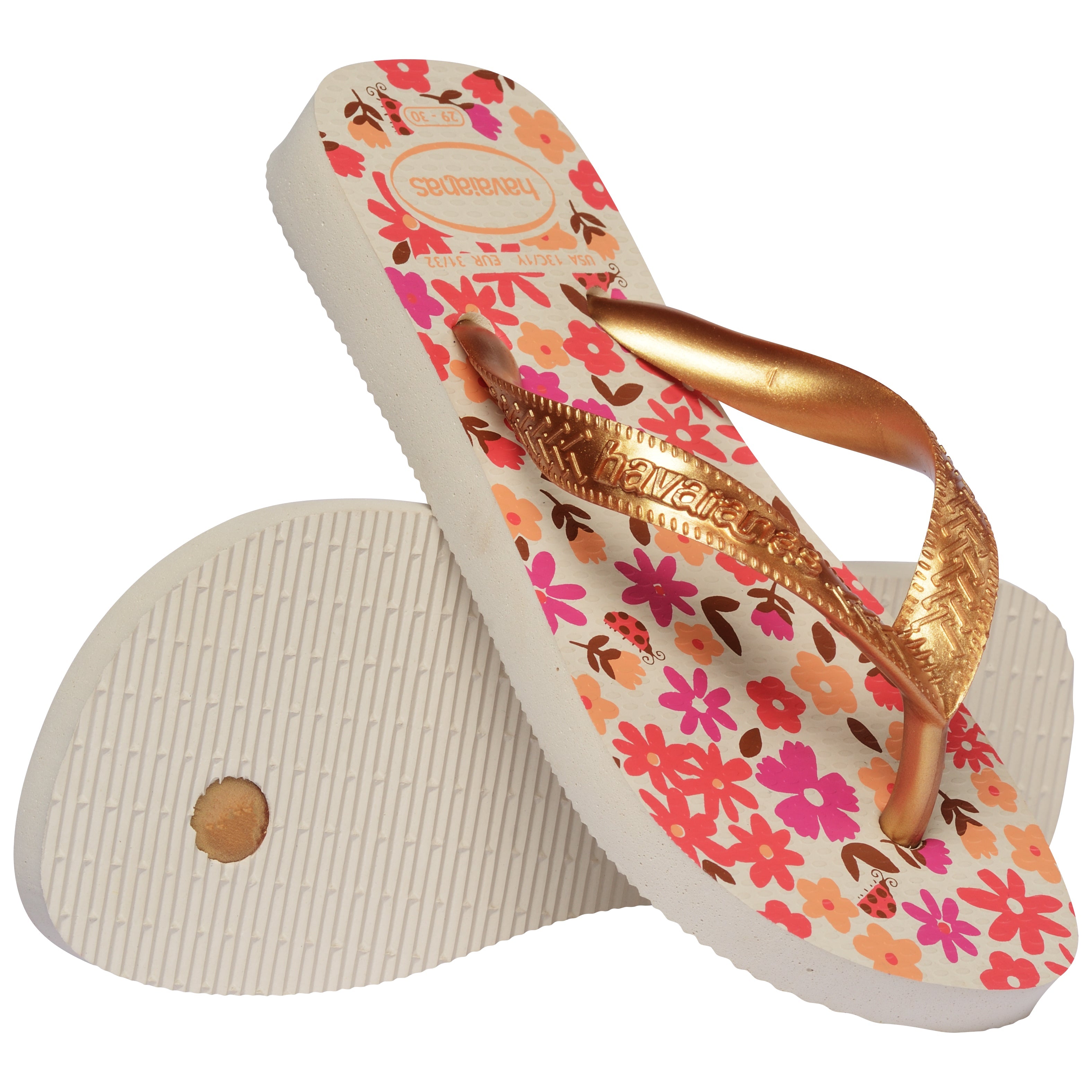 Kids' Flores Top Flip Flops
