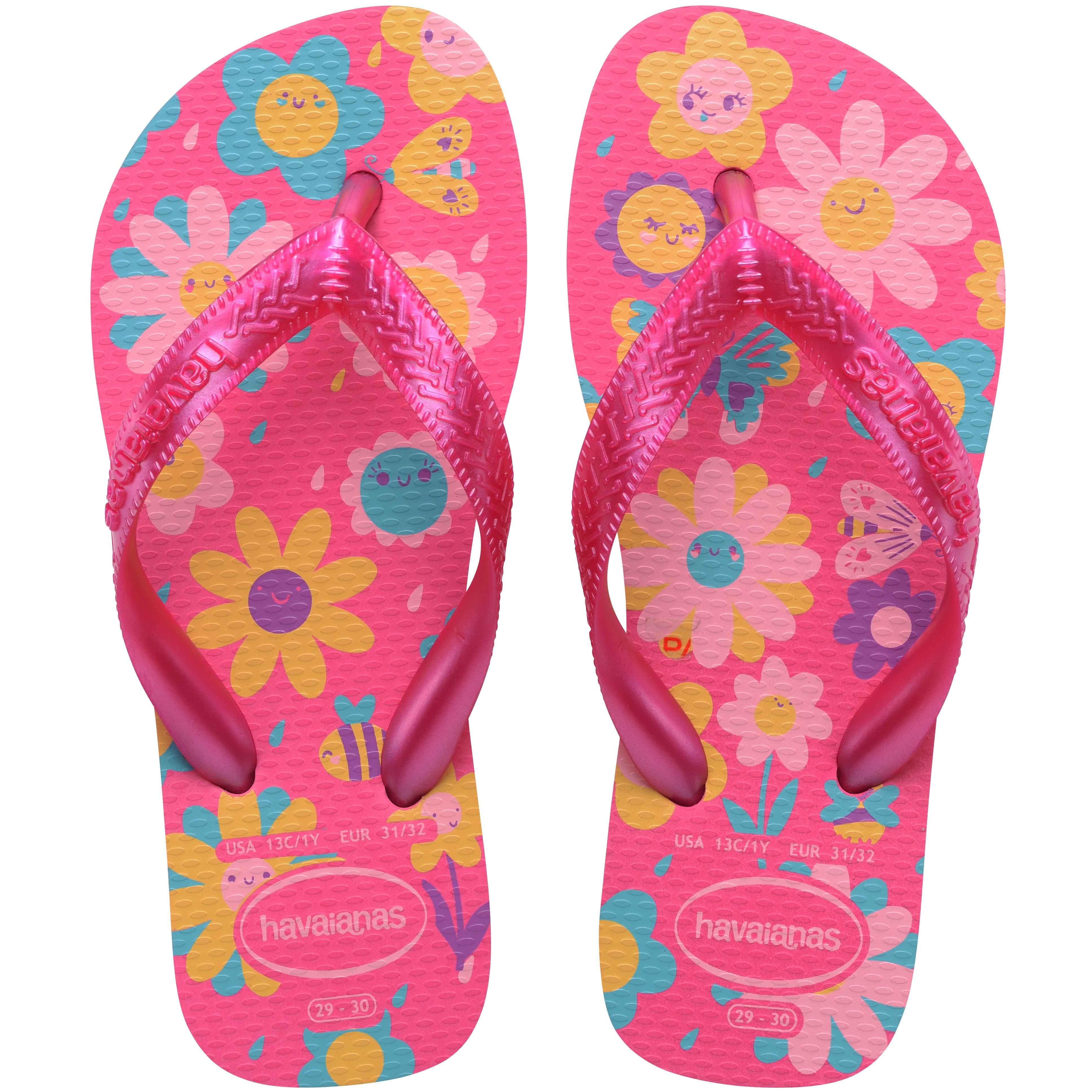Kids' Flores Top Flip Flops