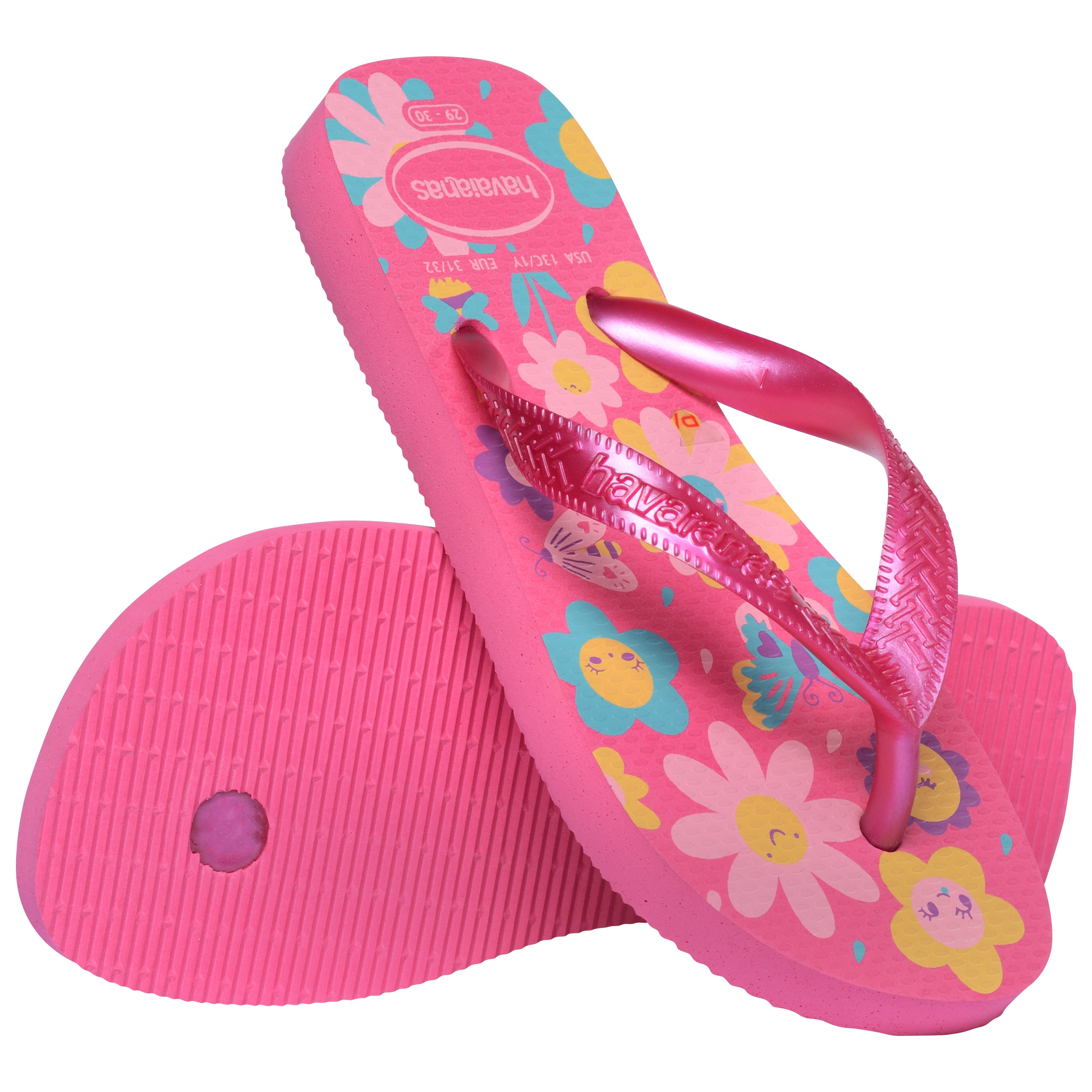 Kids' Flores Top Flip Flops
