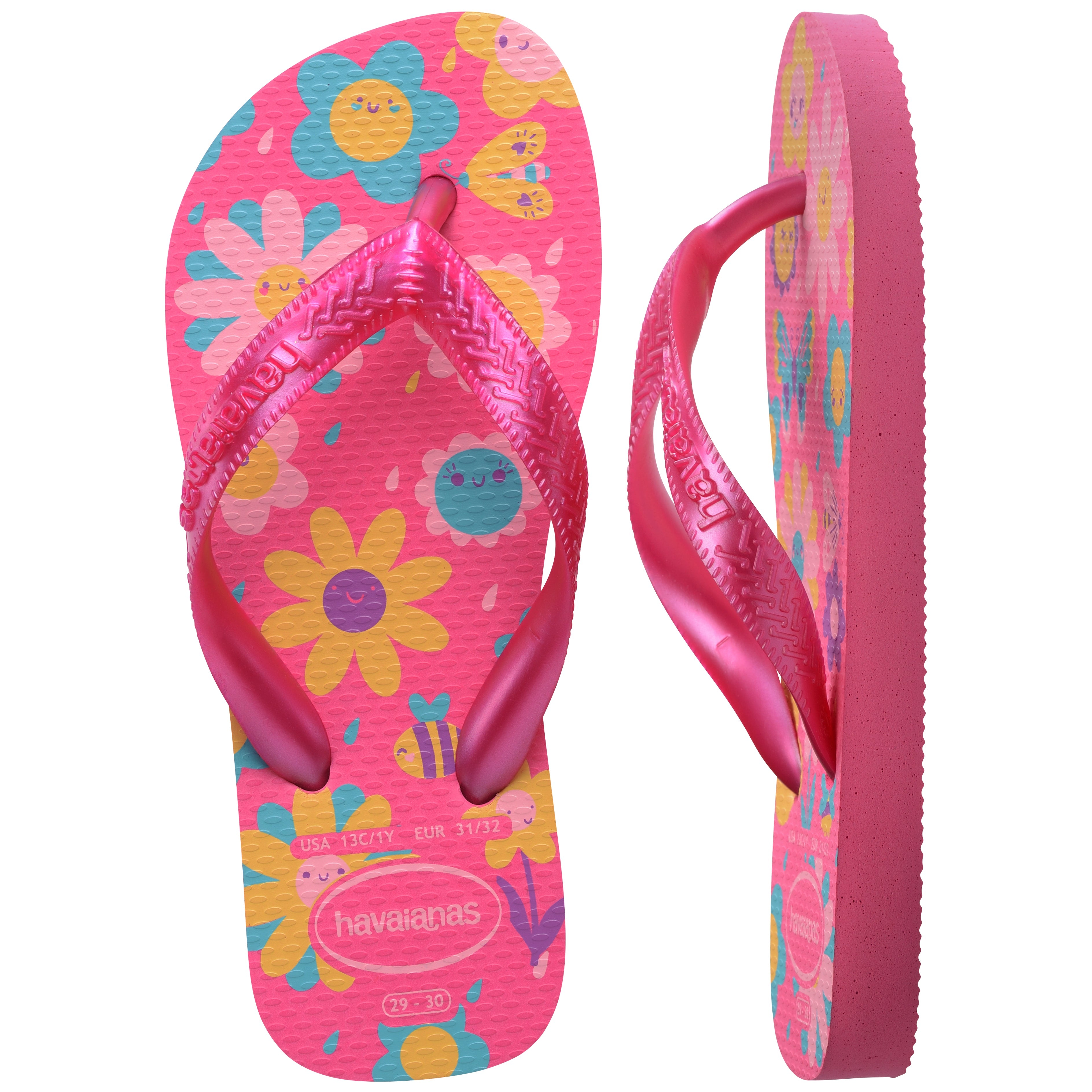 Kids' Flores Top Flip Flops