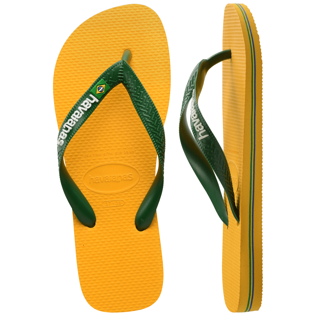 Women's Brazil Logo Flip Flops