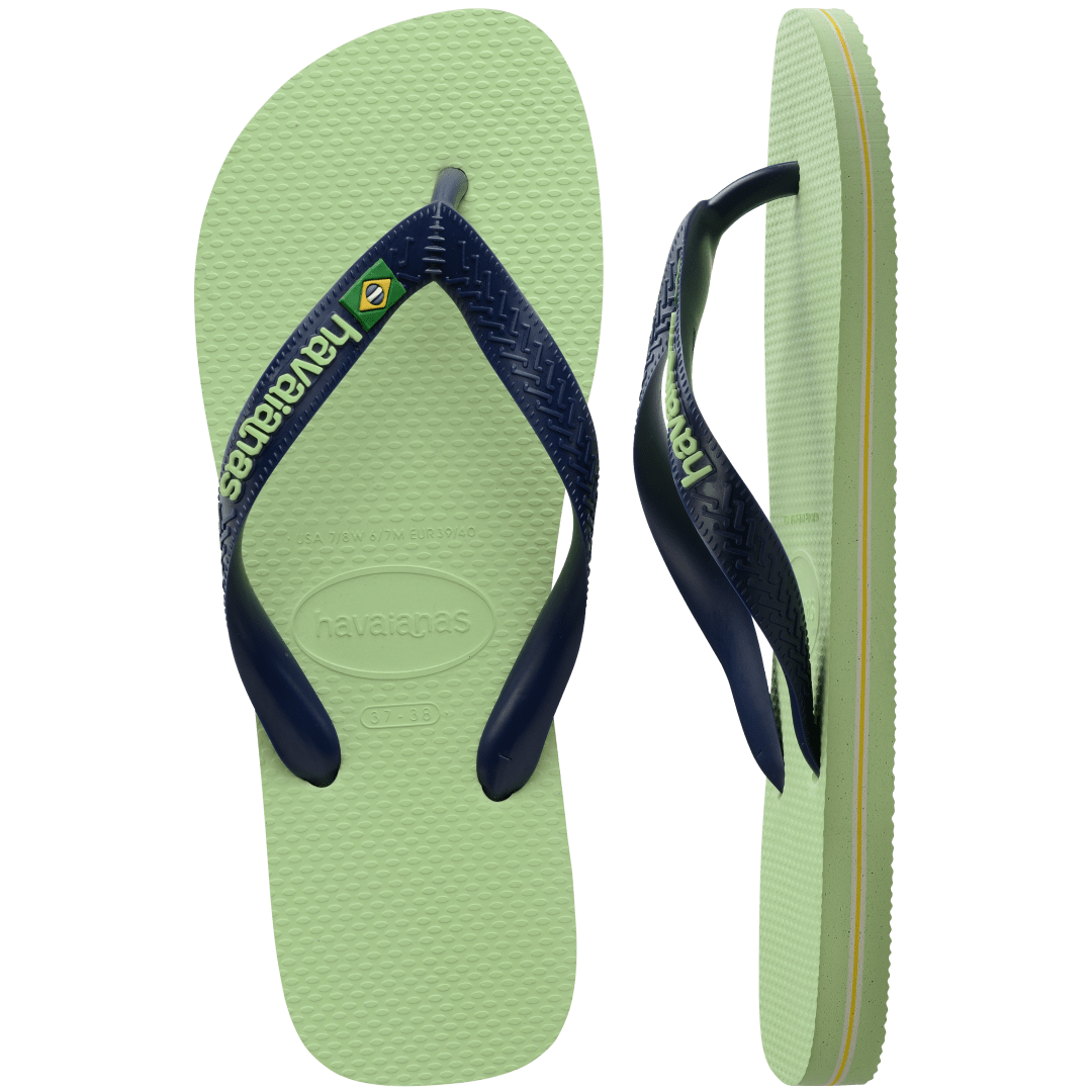 Women's Brazil Logo Flip Flops