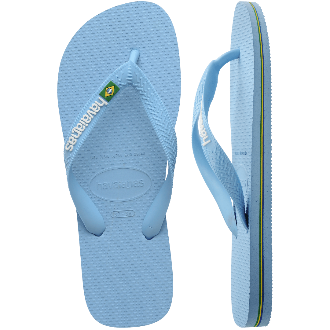 Women's Brazil Logo Flip Flops