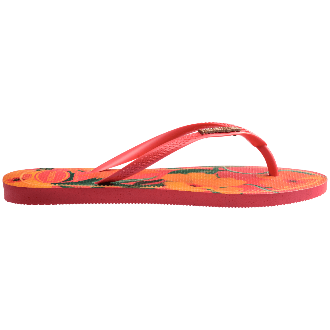 Kids' Tropical Slim Flip Flops